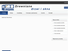 Tablet Screenshot of drewmak.pl